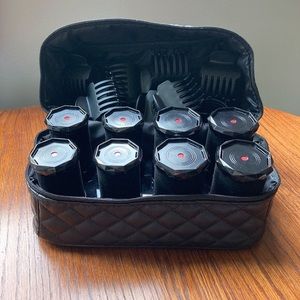 New, never used T3 8 hot roller set with case